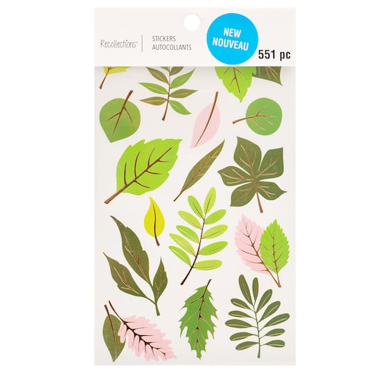12 Pack: Leaves Stickers by Recollections™